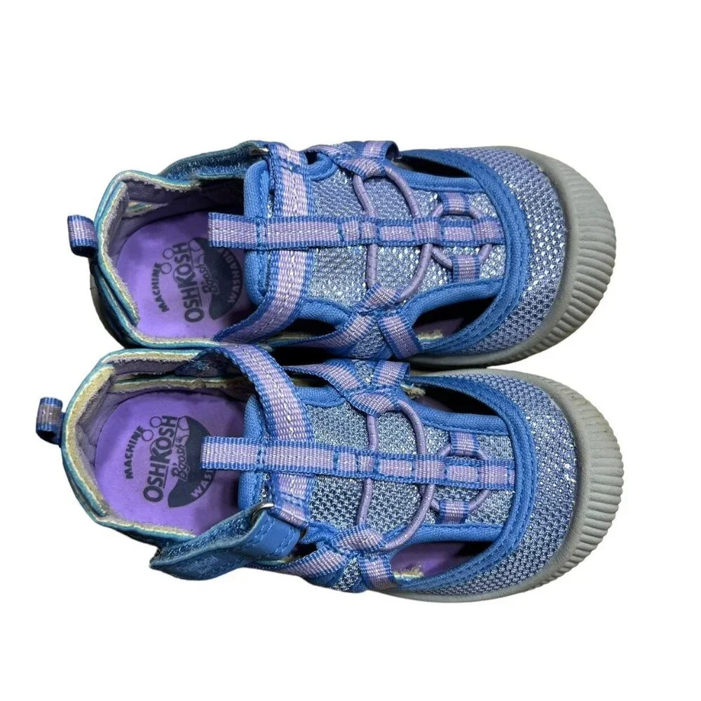 OshKosh Sz 7 Periwinkle Mila Sneaker Sandals